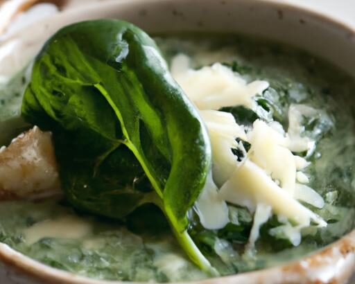 Velvety Parmesan Spinach Soup: A Comforting Delight