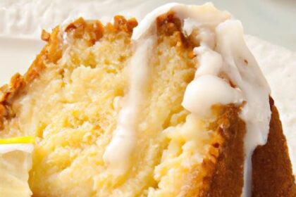 Zesty Delight: Exploring Lemon Cake with Luscious Pudding