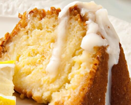 Zesty Delight: Exploring Lemon Cake with Luscious Pudding