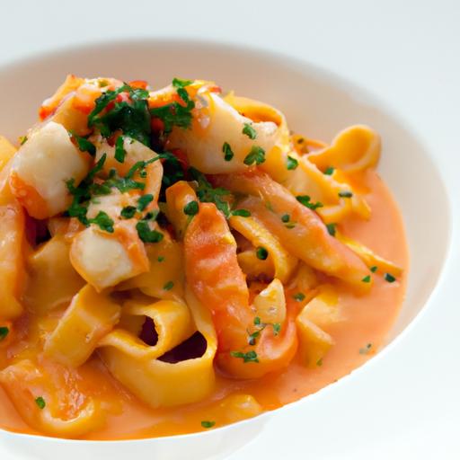 Decadent Lobster bisque Pasta: A Gourmet Ocean Delight