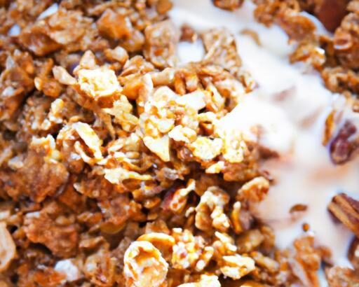 Crunchy Homemade Granola with Milk: A Perfect Morning Boost