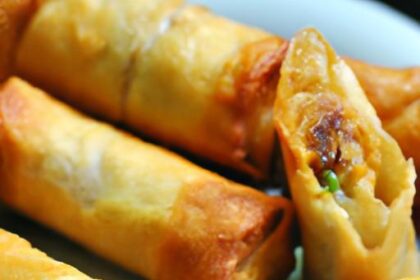 Crispy Air Fryer Egg Rolls: A Healthier Snack Delight