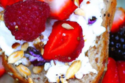 Berry Bliss: Cream Cheese Toast for a Fresh Start