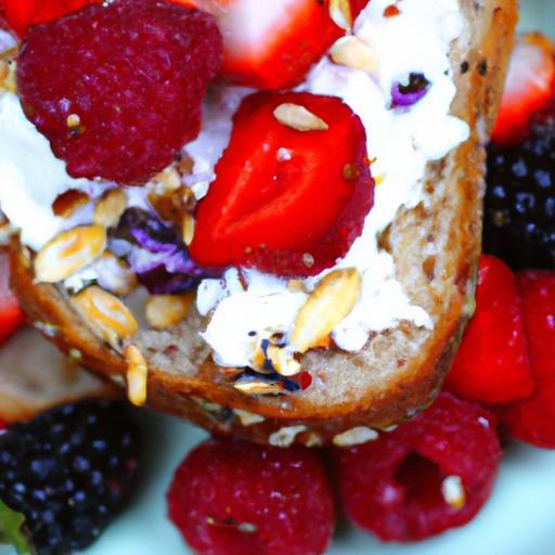 Berry Bliss: Cream Cheese Toast for a Fresh Start