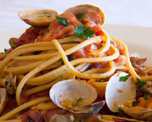 Savoring Linguine with Red Clam Sauce: A Coastal Delight