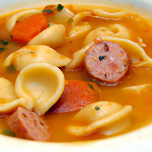 Hearty Comfort: Creamy Sausage & Tortellini Soup Recipe