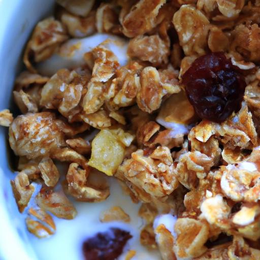 Crunchy Homemade Granola with Milk: A Delightful Breakfast