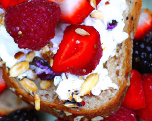 Berry Bliss: Cream Cheese Toast for a Fresh Start