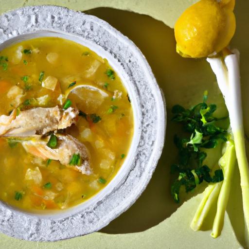 Brighten ‌Your Table with Classic ‍greek Lemon Chicken Soup