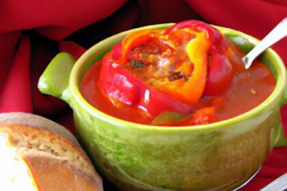 Hearty Slow Cooker Stuffed Pepper Soup: Comfort in a Bowl