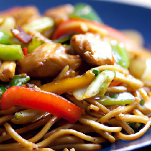 Savory Teriyaki Chicken Noodles: A Flavorful Asian Delight