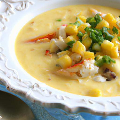 Crab and Sweet Corn Soup: A Savory Blend of Coastal Flavors