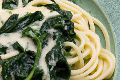 Wholesome Delight: Creamy Spinach & Artichoke Noodles Recipe