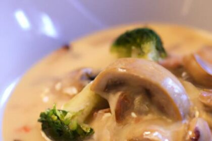 Creamy Chicken and Rice Delight with Mushroom Soup Twist