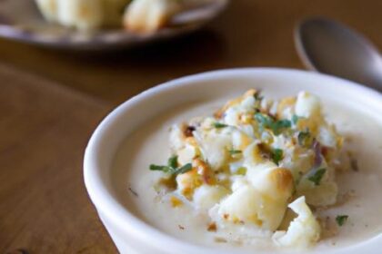 Creamy Cheesy Cauliflower Soup: Comfort in a Bowl Recipe