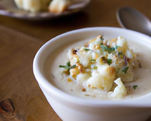 Creamy Cheesy Cauliflower Soup: Comfort in a Bowl Recipe