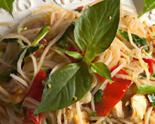 Savor the Flavors: A Guide to Thai Basil Noodles Delight