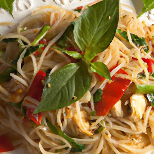 Savor the Flavors: A Guide to Thai Basil Noodles Delight