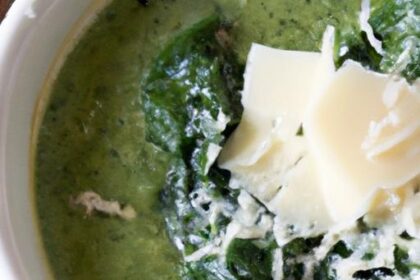 Velvety Parmesan Spinach Soup: A Creamy Comfort Classic