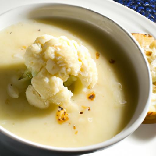 Velvety Cheesy Cauliflower Soup: Comfort in a Bowl