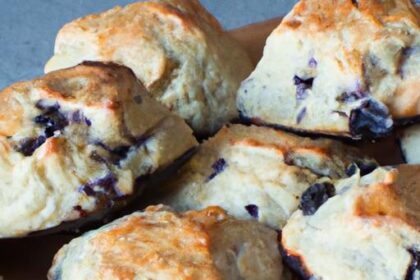 Crispy Delight: How to Make Air Fryer Blueberry Scones