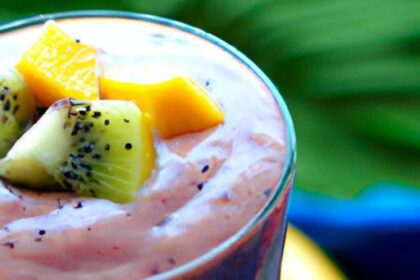 Energize Your Mornings with a Tropical Smoothie Boost