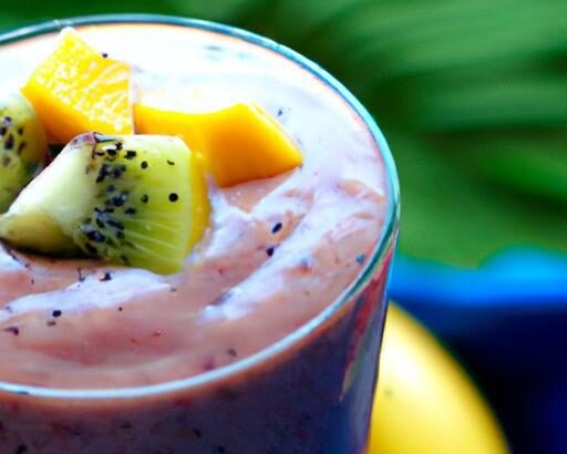 Energize Your Mornings with a Tropical Smoothie Boost