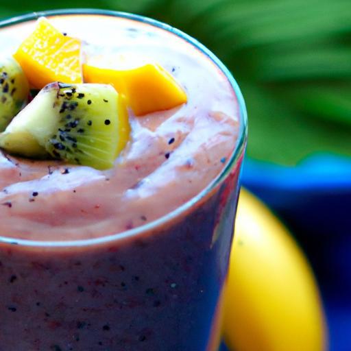 Energize Your Mornings with a Tropical Smoothie Boost