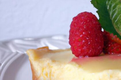 Zesty Lemon Raspberry Swirl Cheesecake: A Delicious Twist