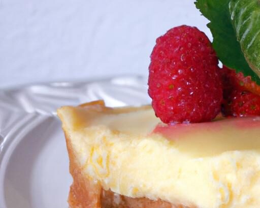 Zesty Lemon Raspberry Swirl Cheesecake: A Delicious Twist