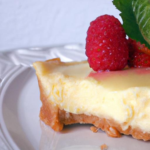 Zesty Lemon Raspberry Swirl Cheesecake: A Delicious Twist