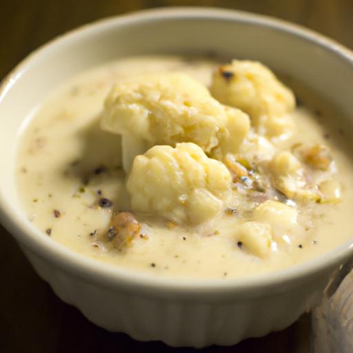 Creamy‌ Cheesy Cauliflower Soup: Comfort in a Bowl Recipe