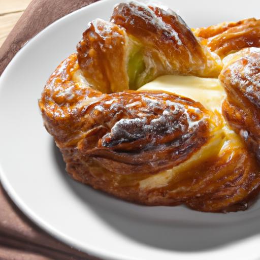 Decadent Vanilla ⁣Bean Custard Danish: A Sweet Morning Delight