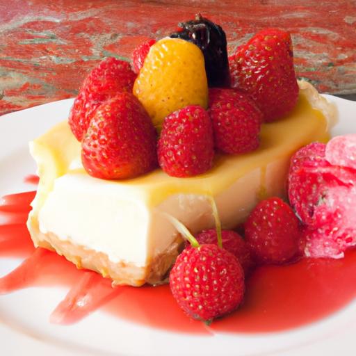 Zesty Lemon Raspberry⁣ Swirl Cheesecake: A Delicious Twist