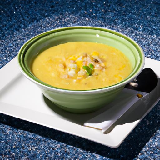Crab ⁢& Sweet Corn soup: A Savory Delight from the Sea