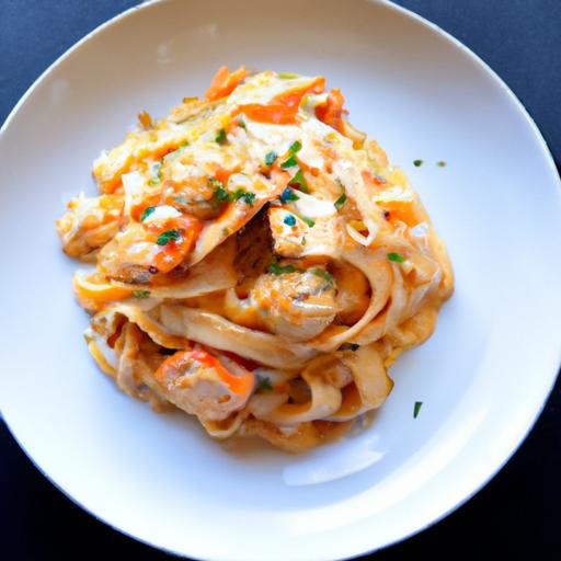 Fusion Feast: Discover the Magic of Kimchi Alfredo Noodles