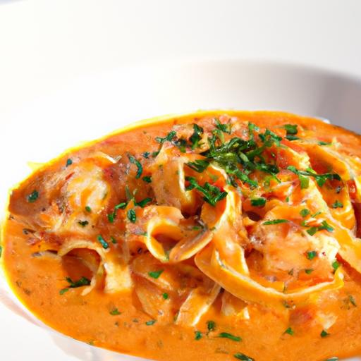 Decadent Lobster Bisque Pasta: ⁢A Seafood lover's Delight