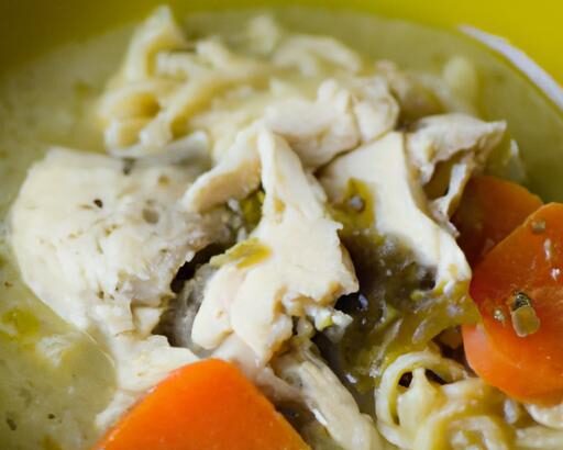 Velvety Slow Cooker Creamy Chicken Noodle Soup Recipe