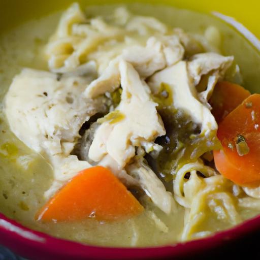 Velvety Slow Cooker Creamy Chicken Noodle Soup Recipe