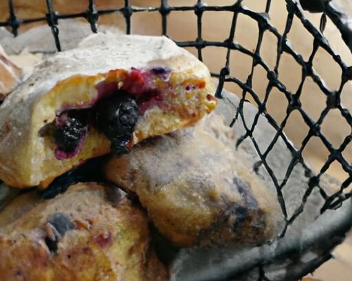Crispy Air Fryer Blueberry Scones: A Quick Delight