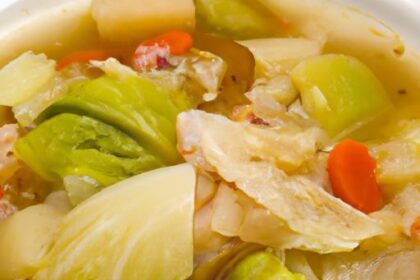 Hearty Cabbage Vegetable Soup: Slow Cooker Comfort Delight