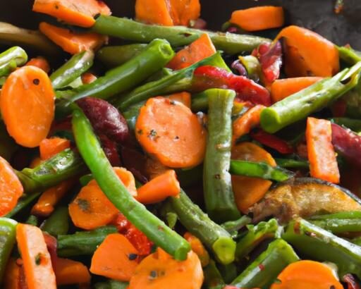 Crispy Air Fryer Green Beans & Carrots: Easy Roasted Veggies