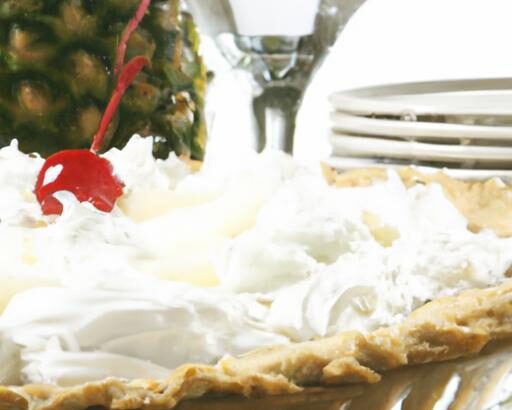 Dreamy Coconut Pie Delight Made with Cream of Coconut