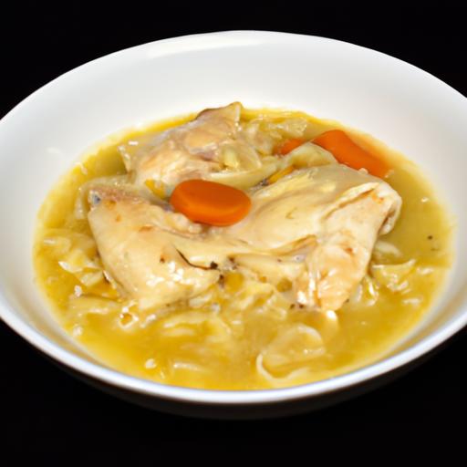 Velvety Creamy Chicken Noodle Soup Made Easy in Slow Cooker