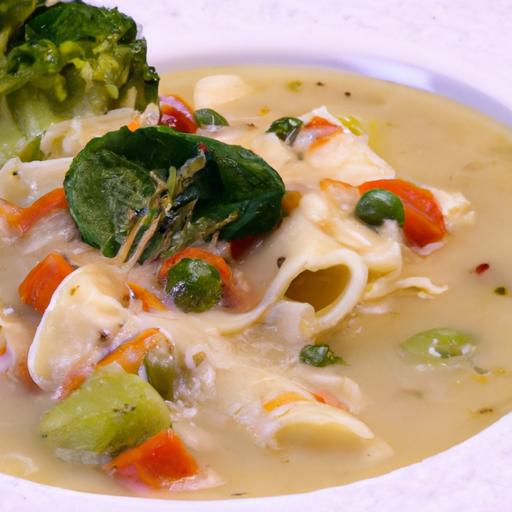 Velvety comfort: The​ Ultimate Creamy Chicken Noodle Soup
