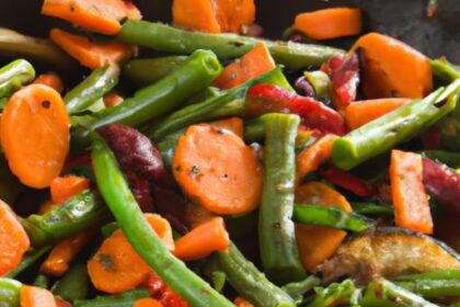 Crispy Air Fryer Green Beans & Carrots: Easy Roasted Veggies