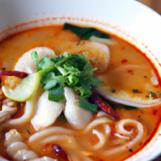 Discover the Zesty Flavor of Noodle Tom Yum soup Delight
