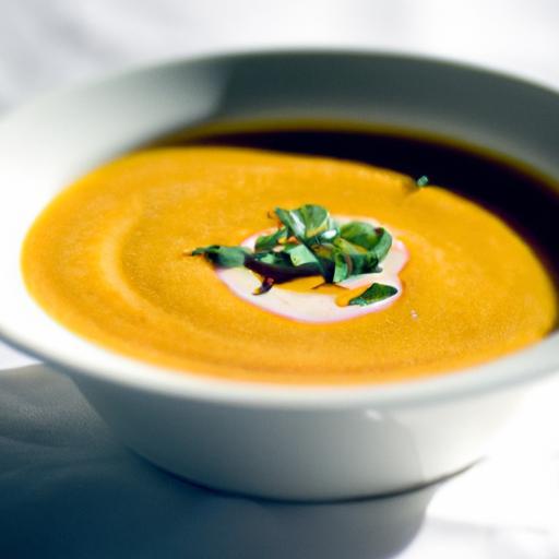 Zesty Carrot Soup with Crystallized Ginger: A Flavor Twist