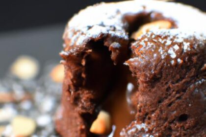 Molten Lava Cake Bacio: Decadent Fusion of Chocolate & Hazelnut