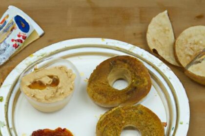 Crispy Air Fryer Bagel Chips Paired Perfectly with Hummus